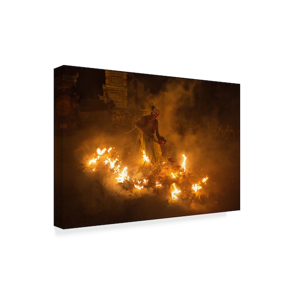 Angela Muliani Hartojo 'Fire Dancer' Canvas Art,22x32